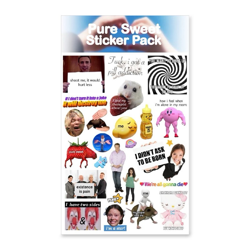 Pure Sweet สติกเกอร์ Sticker Pack 04