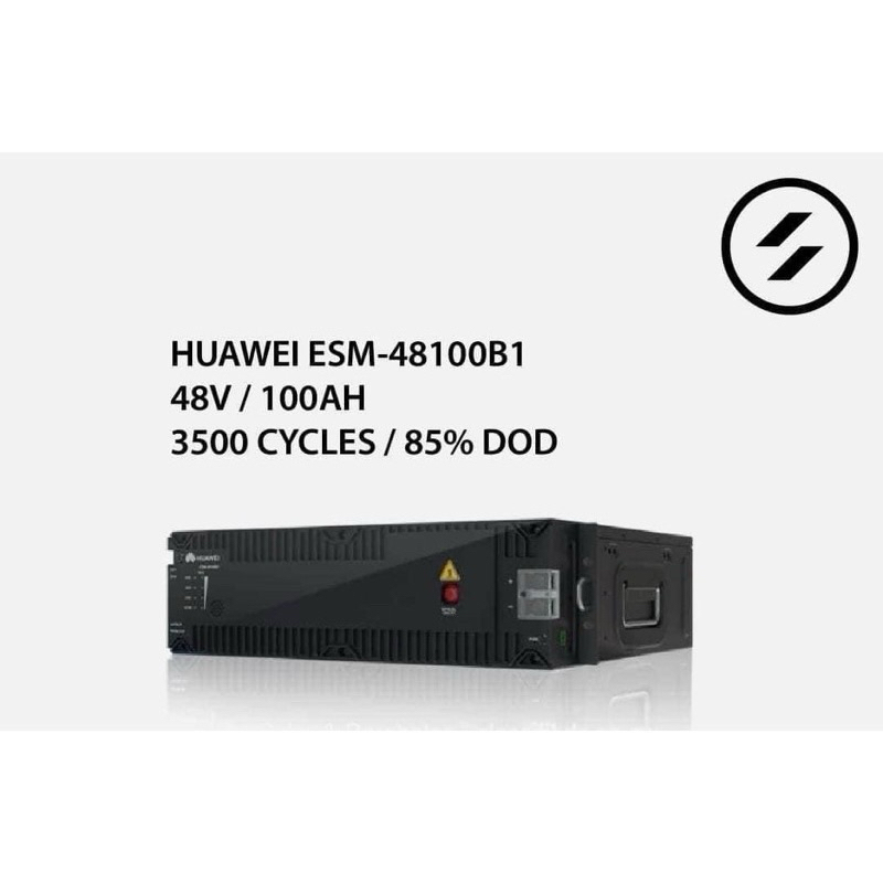 Huawei ESM-48100B1 แบตเตอรี่ลิเธียมฟอสเฟต 48v. 100a.   bms + active balance ระบบจัดการปลอดภัยสูง ใช้