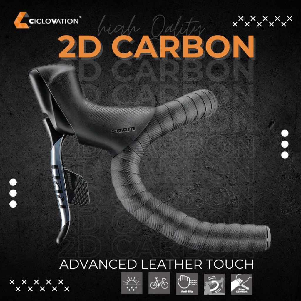ผ้าพันแฮนด์เสือหมอบ Ciclovation Advanced Bartape หนึบมือ ทนทาน