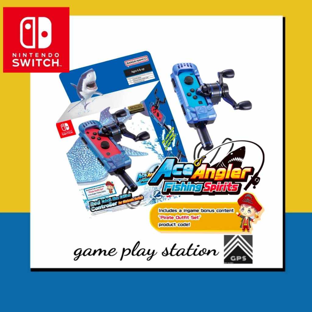 nintendo switch ace angler ( อุปกรณ์ตกปลา )