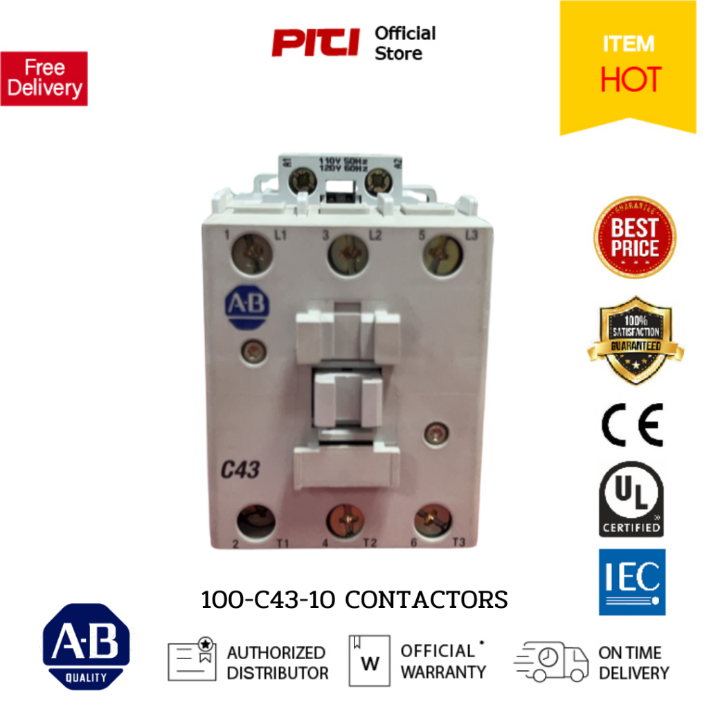 AB 100-C43-10 CONTACTORS IEC/EN 60947-4-1 / 5-1 (สินค้าเก่า)