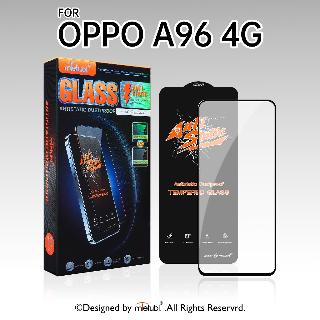 Mietubl กระจกนิรภัย ฟิล์มไฮโดรเจล For OPPO A96 4G เต็มจอ