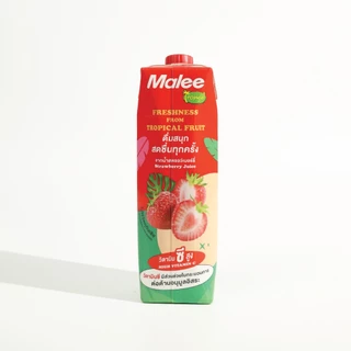 [ยกลัง! 12 กล่อง] Malee น้ำสตรอว์เบอร์รี่ 20% ตรา มาลีทรอปิคอล ขนาด 1000 มล.