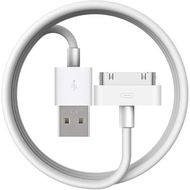 อะแดปเตอร์สายชาร์จโทรศัพท์มือถือ 30 Pin แบบสัมผัสนาโน พอร์ต Usb สําหรับ IPhone 4 4s 3G 3GS IPad 1 2 3 IPod