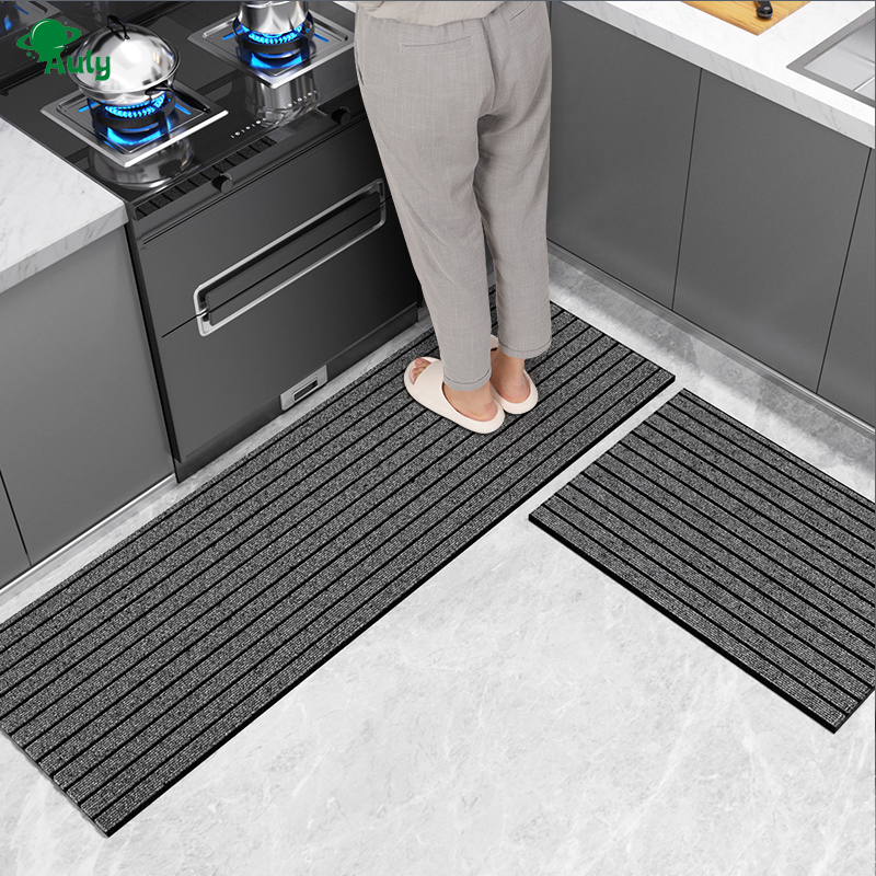 พรมเช็ดเท้า ปูพื้นห้องครัว/หน้าห้อง  ดูดซับน้ำไว กันลื่นทนทานไม่เลอะง่าย ตัดได้