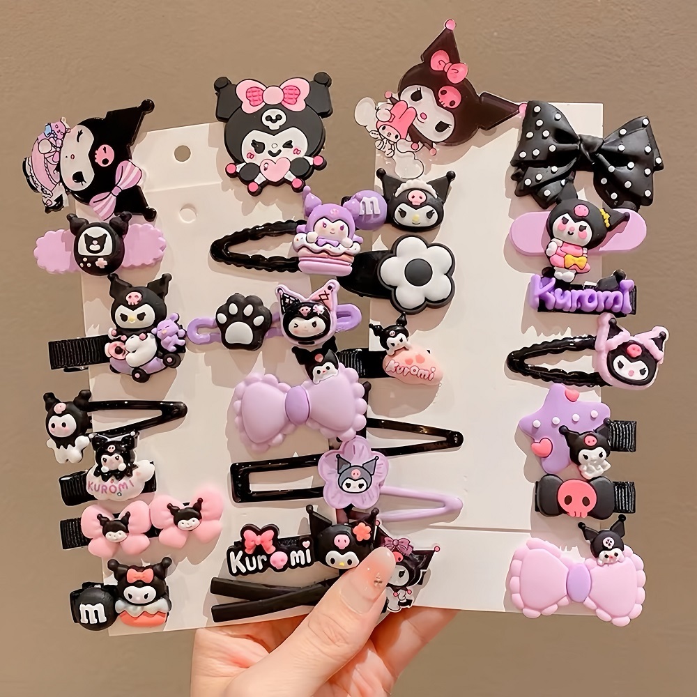 PRINCESS KESLI คุโรมิ กิ๊บติดผม ลายการ์ตูนน่ารัก สไตล์เกาหลี สำหรับเด็ก 14 PCS