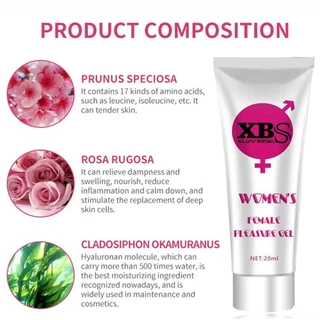 XBS เจลออกัสซั่ม เจลหล่อลื่นผู้หญง 20ml เจลเพิ่มอารมณ์ เจลหล่อลื่นsex นำ้ยาหล่อลื่น เจลเสียวหญิง เจลกระตุ้นหญิง เจ