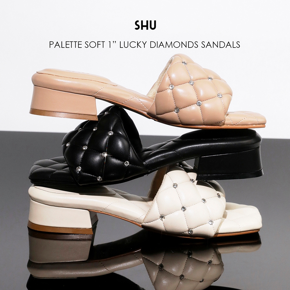 SHU PALETTE SOFT 1" LUCKY DIAMONDS SANDALS