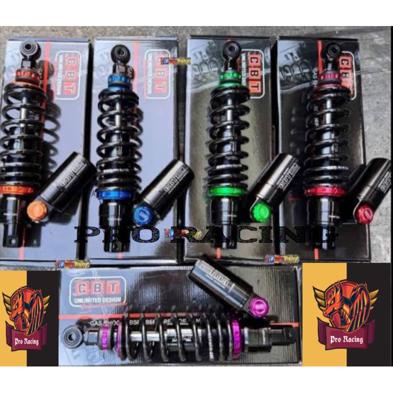 โช็คCBT R-2(กระปุก) ความสูง320mm. แท้100% Honda GIORNO+/LEAD/SCOOPY/CLICKทุกรุ่น Yamaha MIO/FINO/FAZZIO/GRAND FILANO