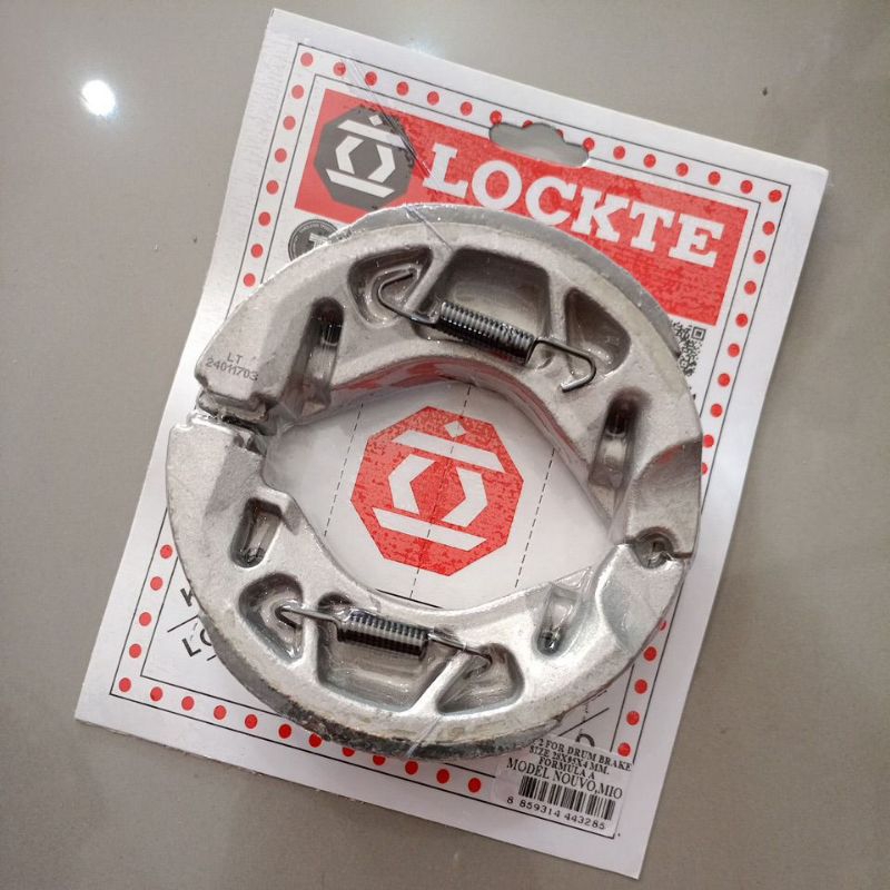 ผ้าเบรคหลัง ผ้าเบรค Nouvo/ Mio/ Fino/ Spark 135/ Fiole/ Grandfilano ของLockte