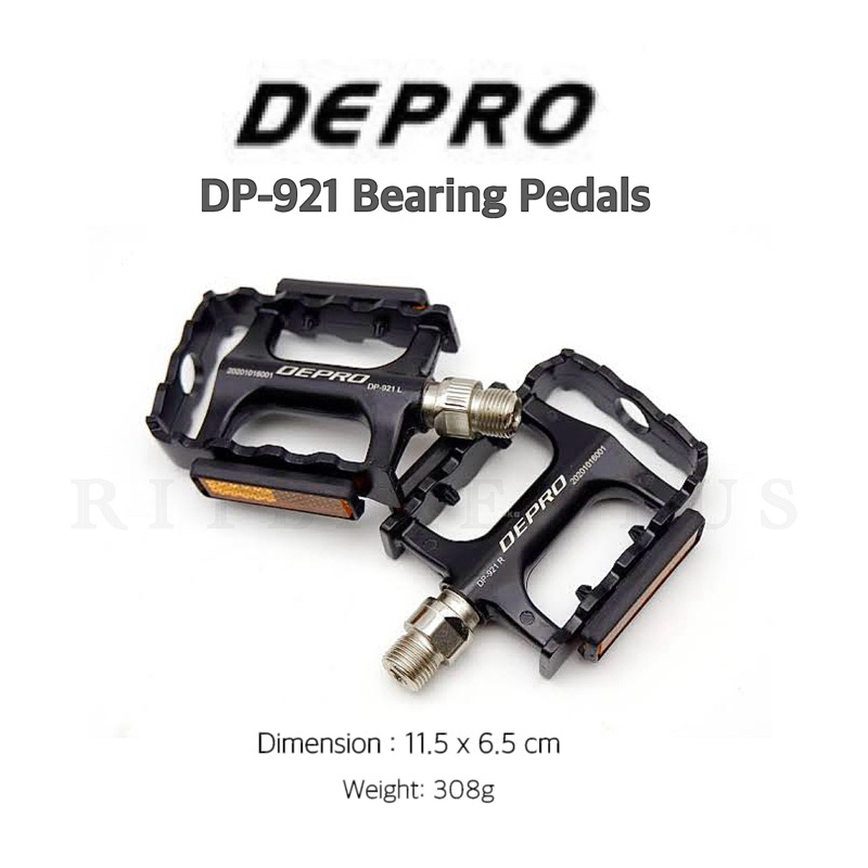 บันไดแบริ่ง DEPRO อลูมิเนียม พร้อมทับทิมสะท้อนแสง เกลียวมาตราฐาน