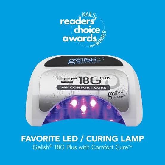 เครื่องอบเล็บ Gelish 18G Plus LED Right 36W. แอลอีดี ไวที่สุดในโลก ใช้กับงานเจลได้ทุกประเภททนนานกว่า