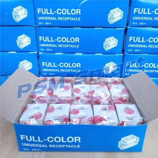 ปลั๊กเดี่ยว เต้ารับ(รุ่นเก่า)ปลั๊กเมจิก ทองเหลืองแท้ สีขาว SOKAWA S-087(ยกกล่อง 10ชิ้น)