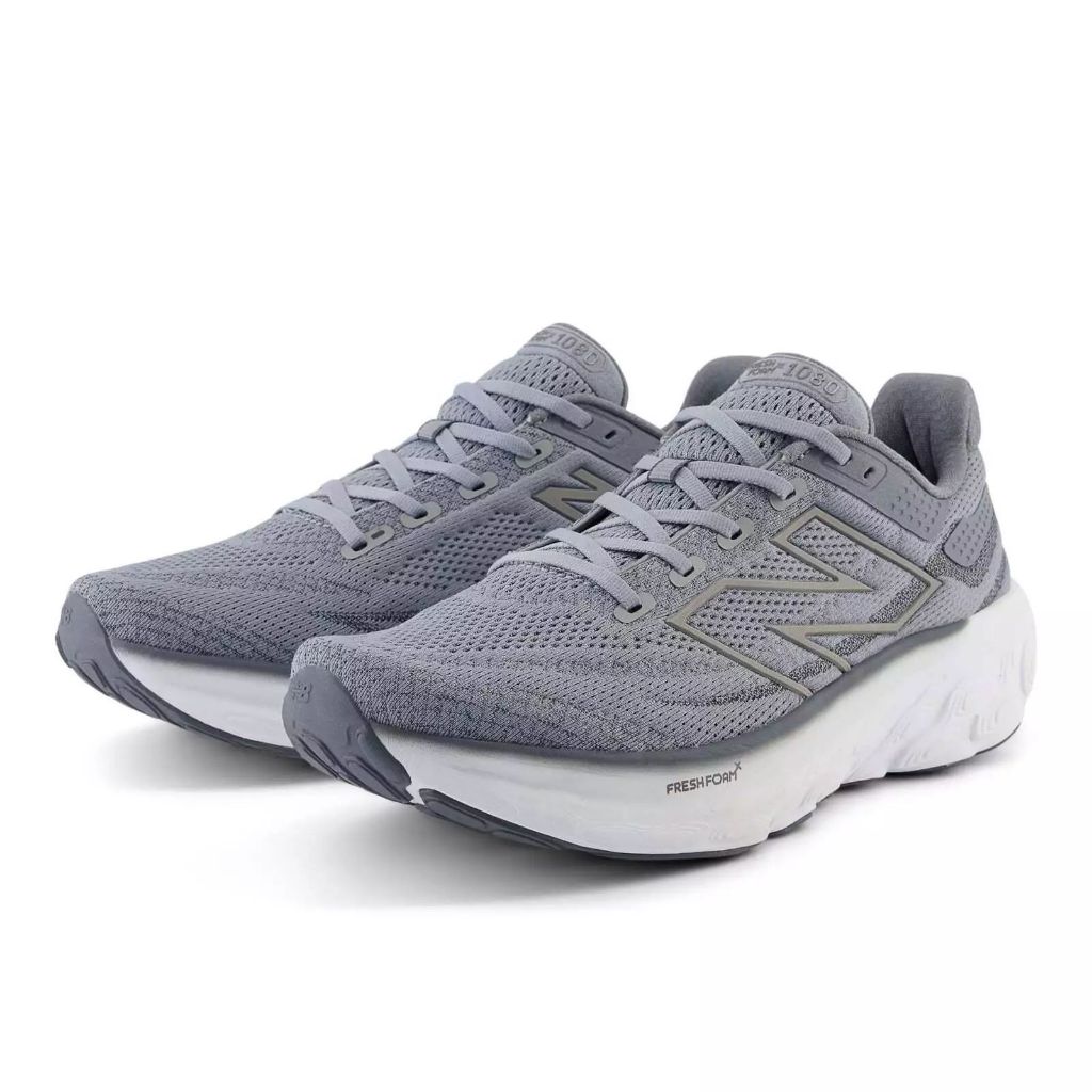 New Balance Fresh Foam X 1080v13 ของแท้ 100% 1080 V13 Steel Titanium M1080G13 Sneaker รองเท้าผ้าใบ