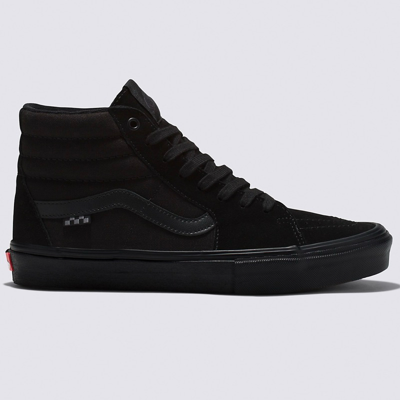 VANS SKATE SK8 HI BLACK BLACK SNEAKERS สินค้ามีประกันแท้