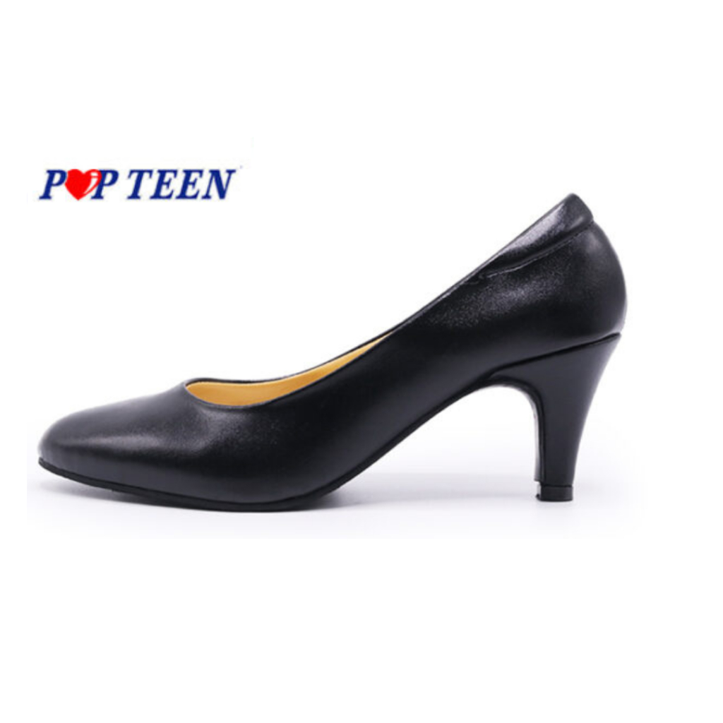 Popteen รองเท้าคัทชูผู้หญิง ส้นสูงแบบหุ้มส้น รุ่น PT-2712 (ไซส์35-42) (XEIA)
