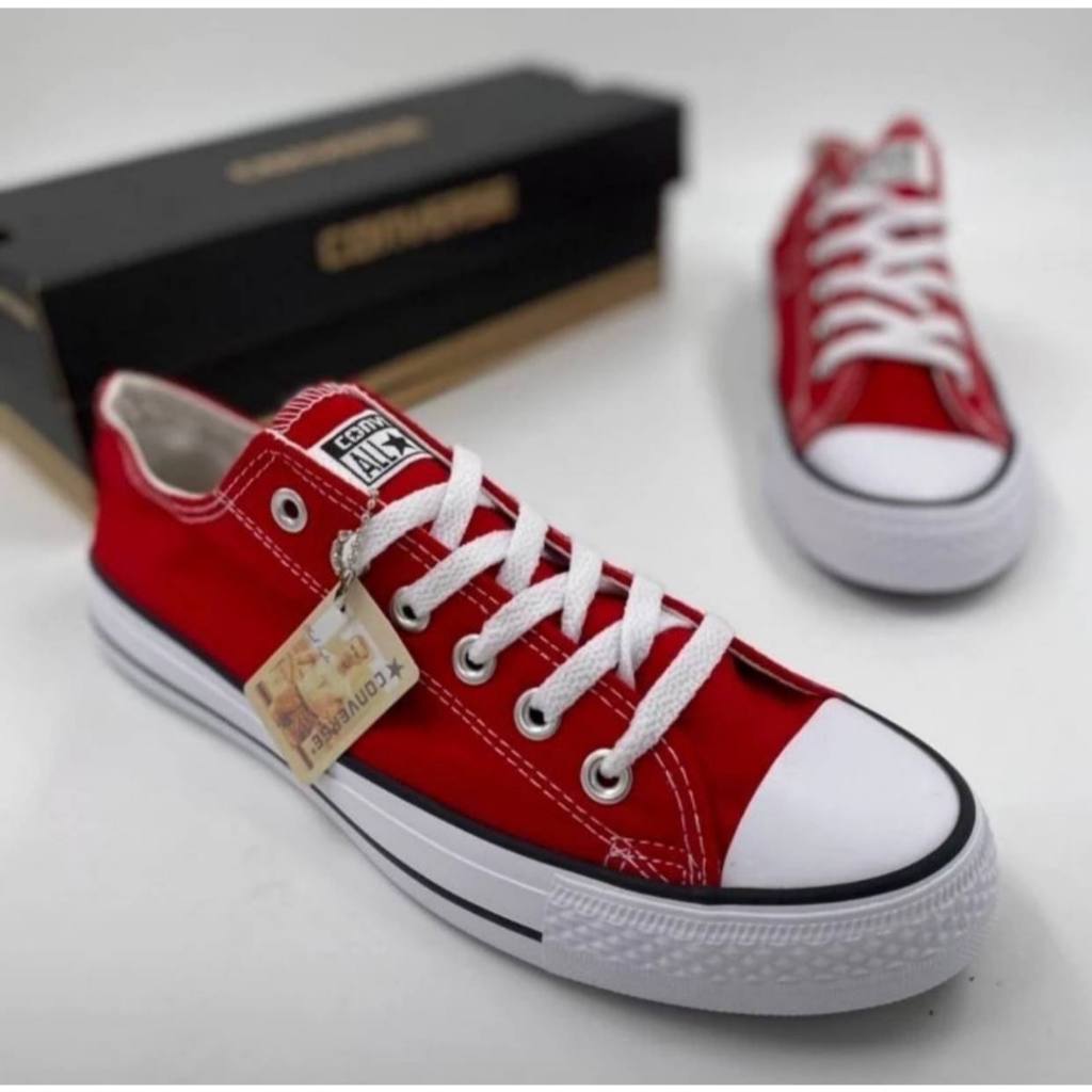 รองเท้าผ้าใบ converse all star ใส่ทำงานเดินเที่ยว มีสำหรับของผู้ชายและผู้หญิงใส่ได้ (มีไซด์ 36-45) สีดำขาว