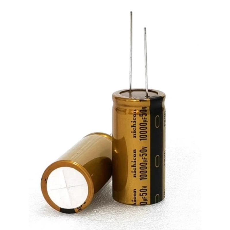 คาปา NICHICON 50V 10000UF ราคาต่อ1ชิ้น เสียง electrolytic ตัวเก็บประจุไฟ ใช่โมแอมให้เสียงดีขึ้น