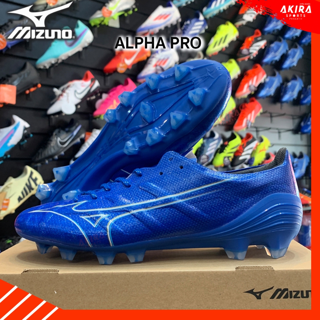 MIZUNOรองเท้าสตั๊ด รุ่น Mizuno Alpha Pro FG ของแท้ สีใหม่ล่าสุด