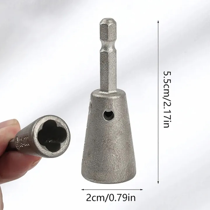 เครื่องตีเกลียวลวดขนาด 1.5-6 เหลี่ยม 6 มม. ด้ามจับสายบิดเร็วของช่างไฟฟ้าสำหรับสว่านมือ สว่านไฟฟ้า และ Kunci Pas Listrik