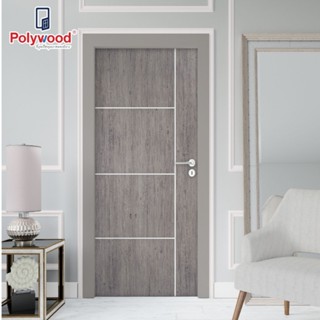 ประตูภายในบ้าน ประตู UPVC ประตูกันน้ำ กันปลวก แบรนด์ POLYWOO…
