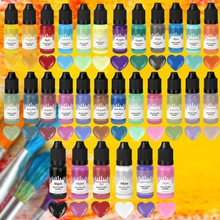 เอสเซนส์สีทึบ สีผสมเรซิ่น สีผสมepoxy ขนาด10ml 30สี SOLID COLORS