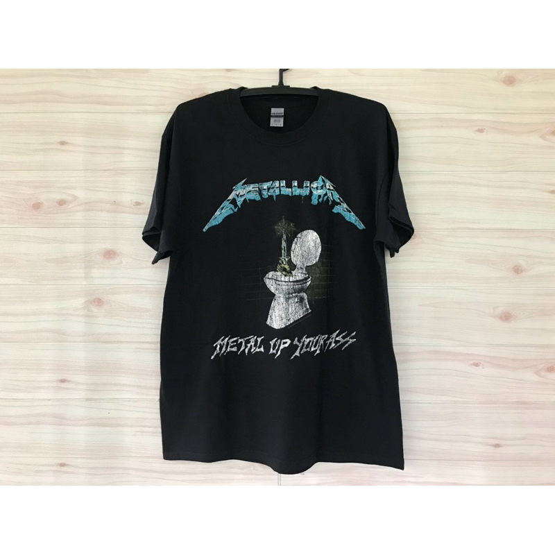 เสื้อวง Metallica Metal Up Your Ass (แมทโถส้วม) ลิขสิทธิ์แท้💯