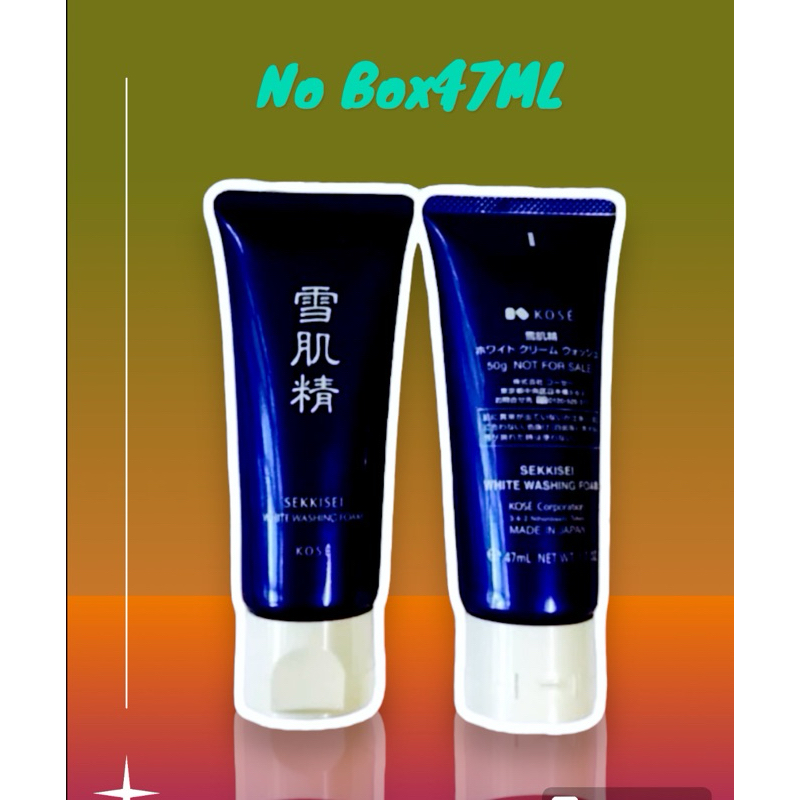 🇯🇵โฟมล้างหน้า Kose Sekkisei  White Washing Foam  28 ml 47 ml(แท้💯)