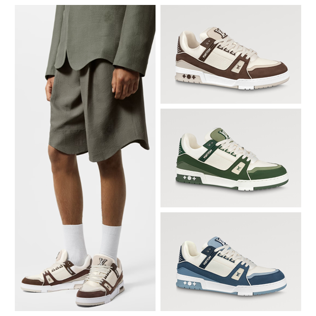 Louis Vuitton/LV TRAINER/ผู้ชาย/รองเท้าผ้าใบ