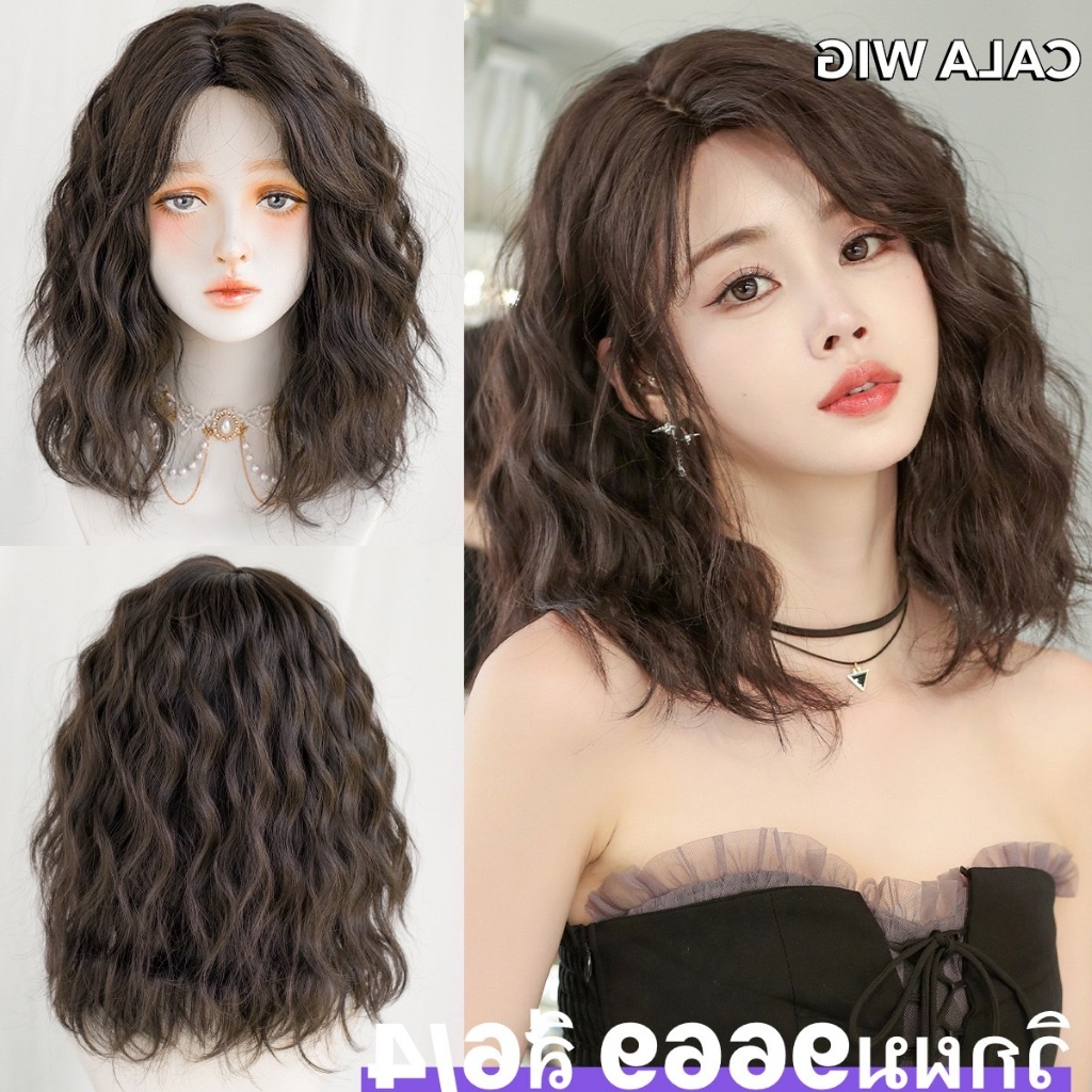 วิกผมแสกลางลอนมาม่า9669 เป็นเส้นไหมเกาหลีคุณภาพดี สินค้าพร้อมส่ง ส่งในไทยวิกผมทรงใหม่