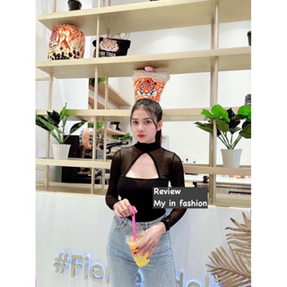 🎊mnv_shop🎊 bodysuit แขนยาว‼️New Arrival. แขนยาว ซีทรู บอดีสู…