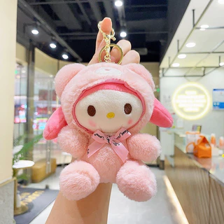 ตุ๊กตาน้องหมี นุ่มนิ่มน่ารักๆ ห้อยกระเป๋า/กุญแจ เหมาะสำหรับเป็นของขวัญ พร้มส่งจากไทย