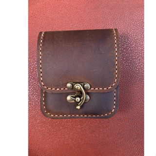 กระเป๋าใส่เหรียญ กระเป๋าใส่ยาสูบ กระเป๋าหนังวัวแท้ 2 ช่อง ขน…