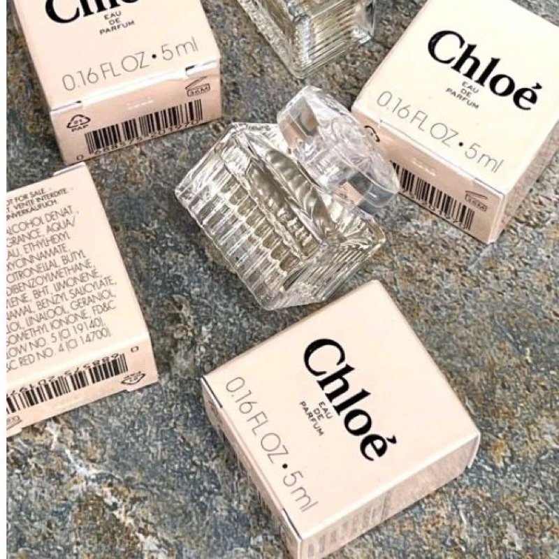 [SUK5100099] น้ำหอม Chloe Eau De Parfum โบว์ครีม 5 ML แบบหัวแต้ม พร้อมกล่อง ของแท้ 100%