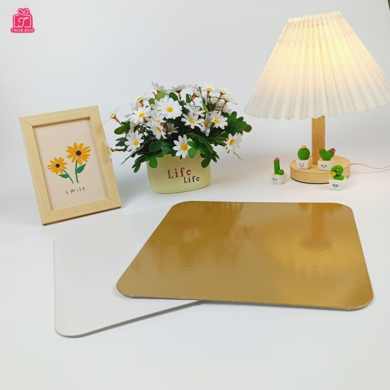 ฐานรองเค้ก 3 ปอนด์ หนา 900 แกรม (10ใบ/แพ็ค) - รูปที่ 6