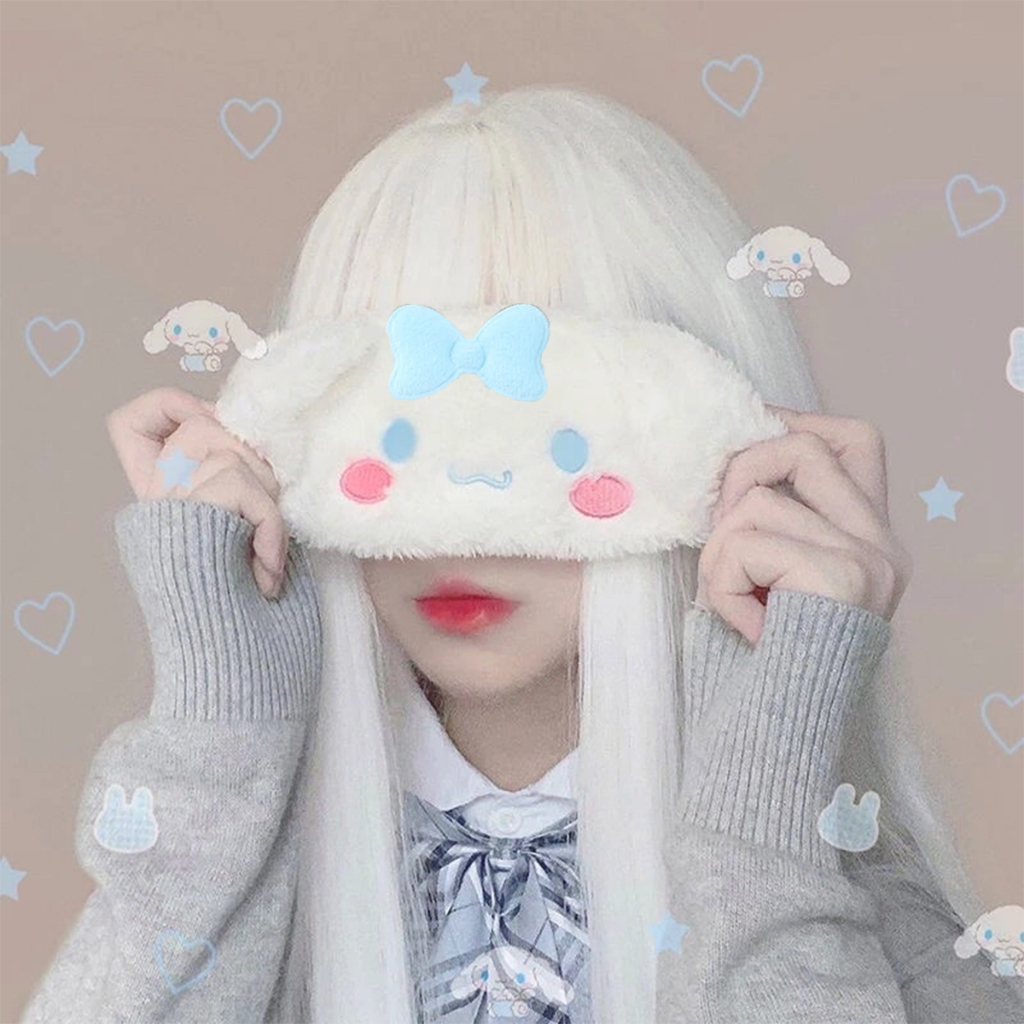ผ้าปิดตานอน sanrio ลายการ์ตูนน่ารัก นุ่มๆ ที่ปิดตา