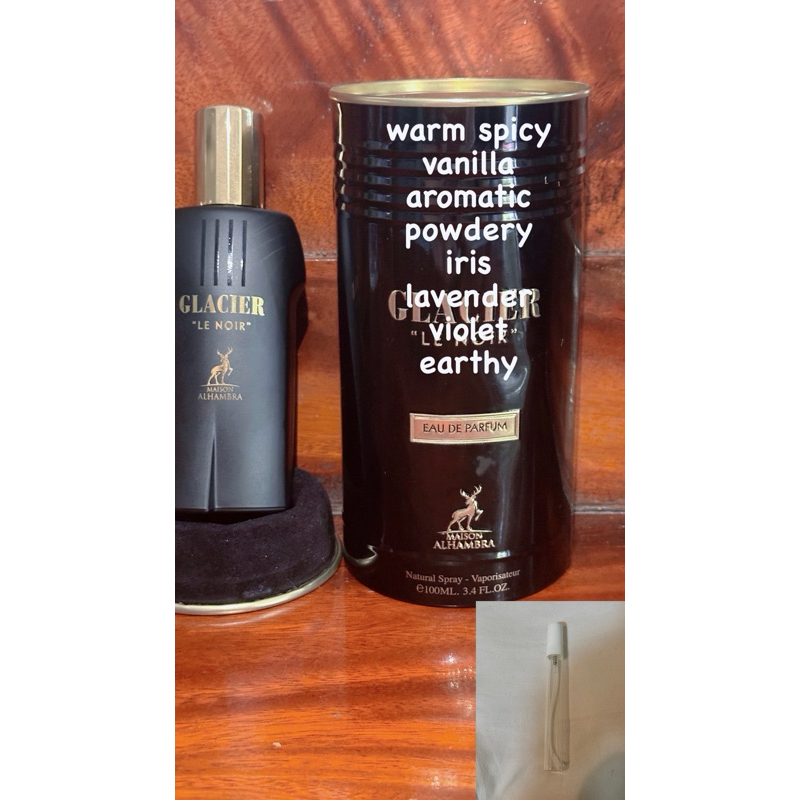 Glacier Le Noir Maison Alhambra for women and menแบบแบ่ง10มล