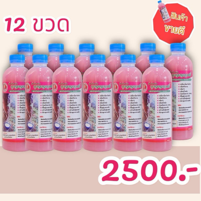 น้ำหมักบุญญฤทธิ์ 12 ขวด