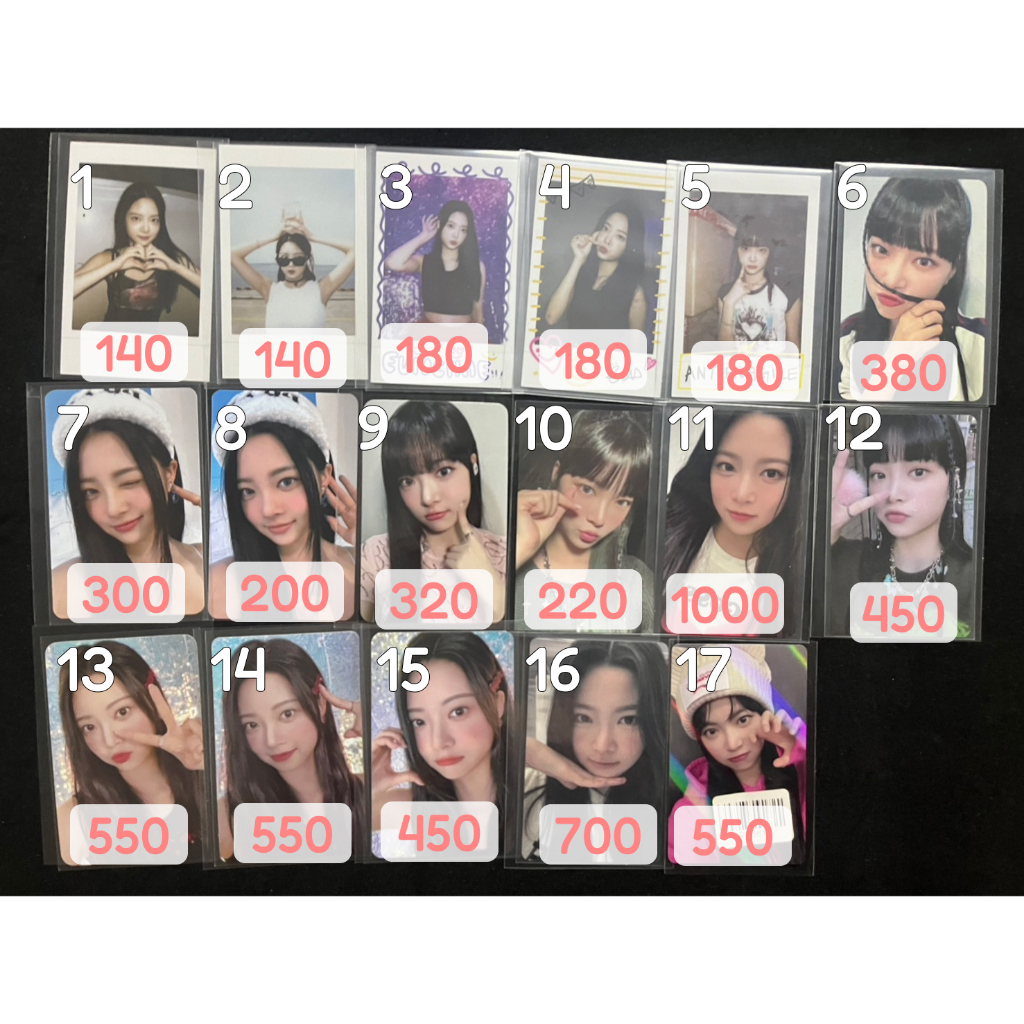 การ์ดแท้ พร้อมส่ง อึนแช EUNCHAE LESSERAFIM LE SSERAFIM