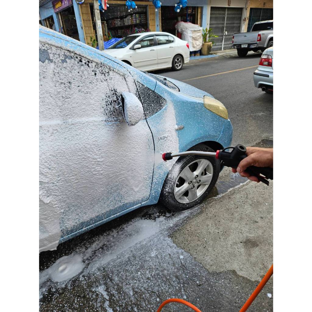 ปืนฉีดโฟม ใช้กับถังโฟม ใช้กับถังฉีดโฟม งานคาร์แคร์  ท้ายปืนหางปลาไหล - รูปที่ 3