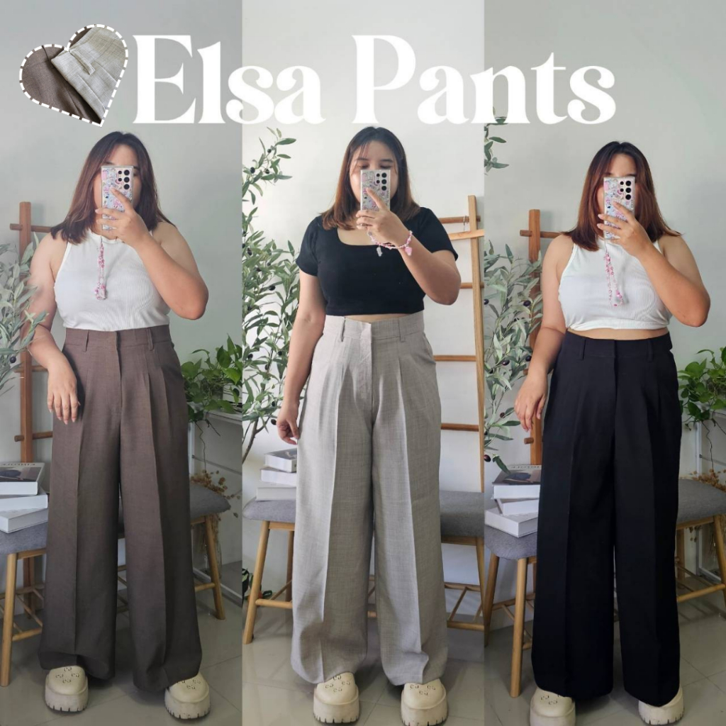 ซื้อ Jaiko Elsa Pants กางเกงขายาวสาวอวบ กระบอกใหญ่ เอว 34-44 สวยมาก