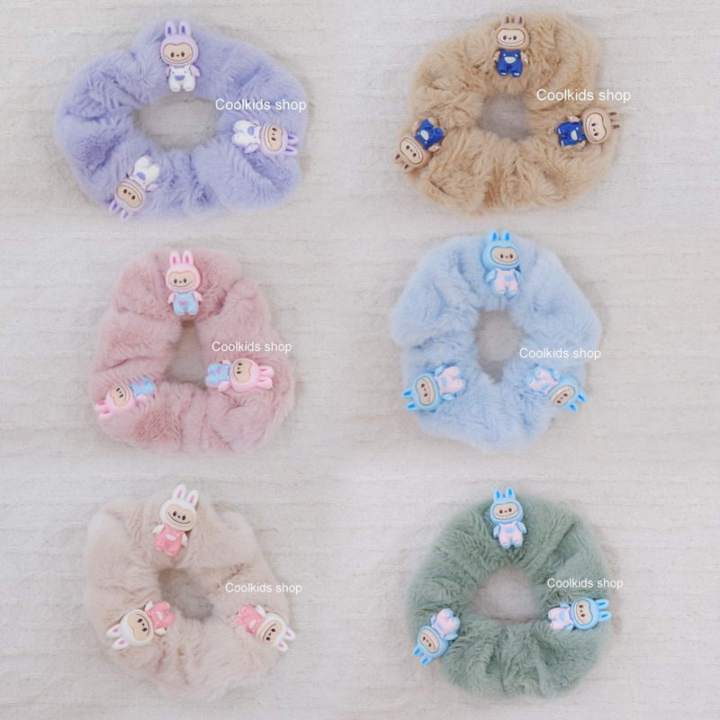 พร้อมส่งจากไทย โดนัทยางรัดผมลายการ์ตูนน่ารัก
