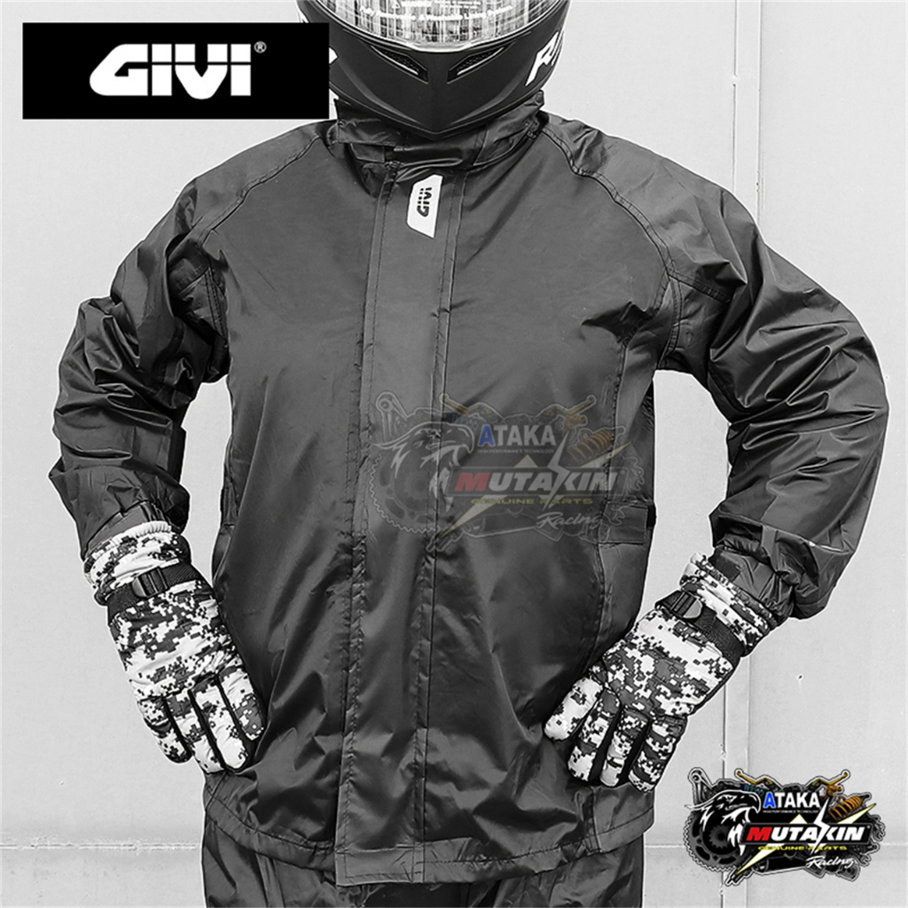 ATAKA สื้อกันฝน GIVI-RRS07 Raincoat RACING เสื้อกันฝนขี่มอเตอร์ไซด์ S-6XL รวมเก้าขนาด ชุดกันฝน เสื้อกันฝนพร้อมกางเกง ส่ง ราคา ถูกที่สุด ดีลบีเคเค แกลเลอรีภาพที่ 7