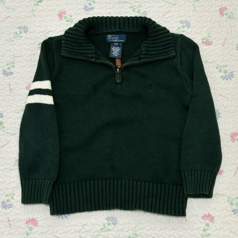 สเวตเตอร์ Half zip Polo Ralph Lauren ไซส์เด็ก 4 ขวบ