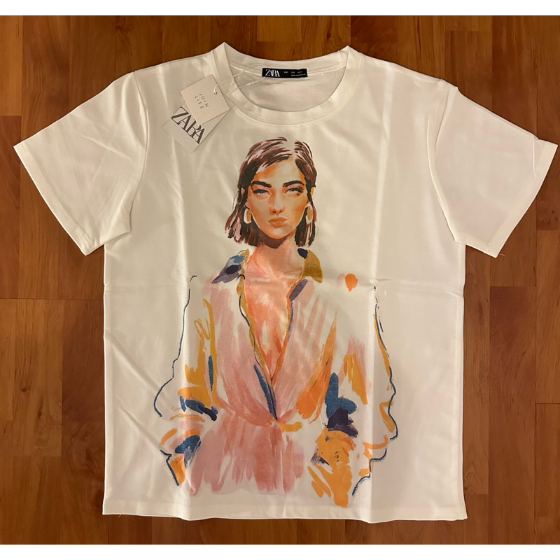 เสื้อยืด ลายชน Shop Zara งาน Hiend Yosita