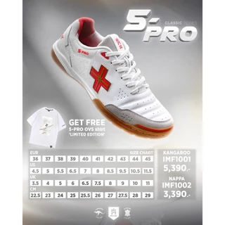 แท้100% รองเท้า ฟุตซอล IMANE 5-PRO Classic series (ไม่มีเสื้อแถมนะคะ)