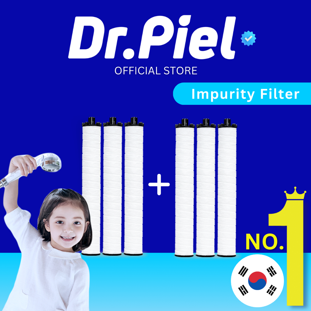 Dr.Piel Impurity Filter Set เซ็ตไส้กรองน้ำ ฟิลเตอร์ สำหรับฝักบัวกรองน้ำ กรองสิ่งสกปรก 2 แพ็ค