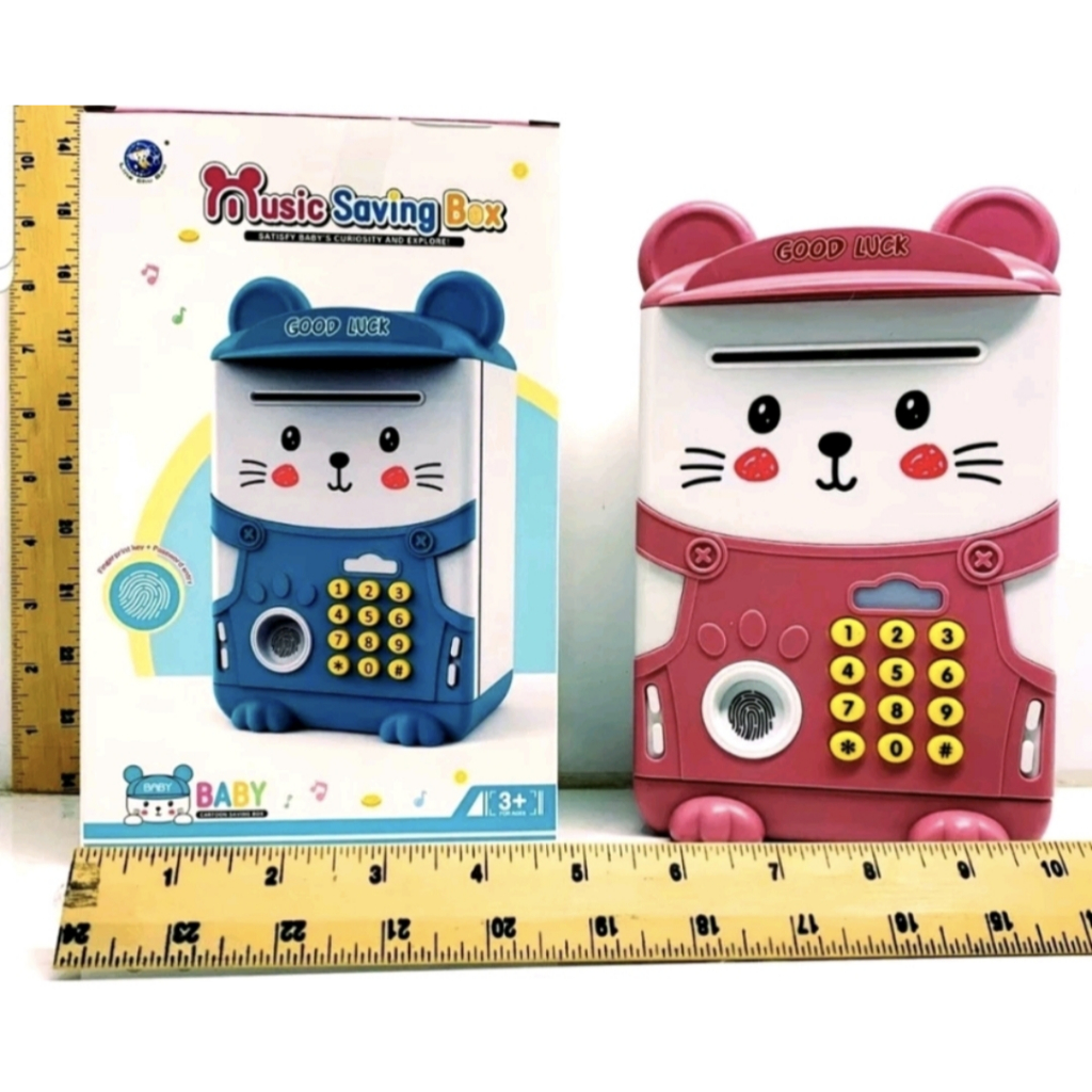 ออมสิน ตู้เซฟ ตู้ออมสินออมเงิน ดูดแบงค์ ATM ดูดแบงค์ กระปุกออมสิน มีเสียงเพลง ตู้ATM ตู้เอทีเอ็ม