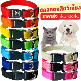 ปลอกคอแมว สุนัข สร้อยสัตว์เลี้ยง ปรับขนาดได้ พร้อมกระดิ่งคละสี สินค้าส่งจากไทย (B12)**ราคาส่ง**ขั้นต่ำ10เส้น