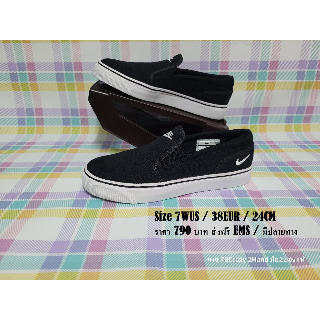 Nike Toki Slip on รองเท้ามือสอง ของแท้100%